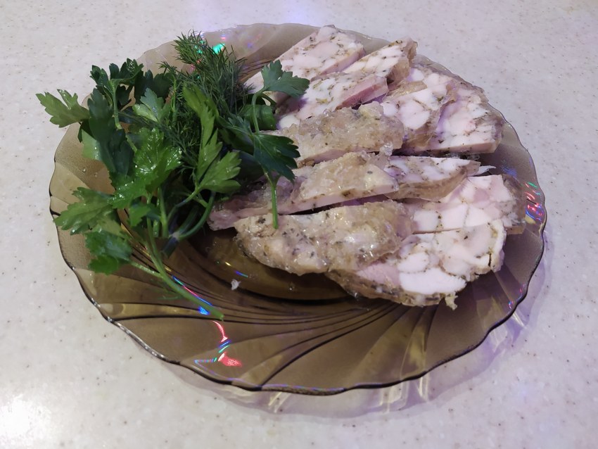 Домашняя ветчина из курицы