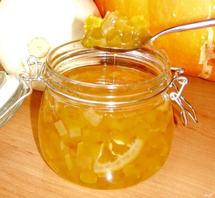 Джем из тыквы с курагой