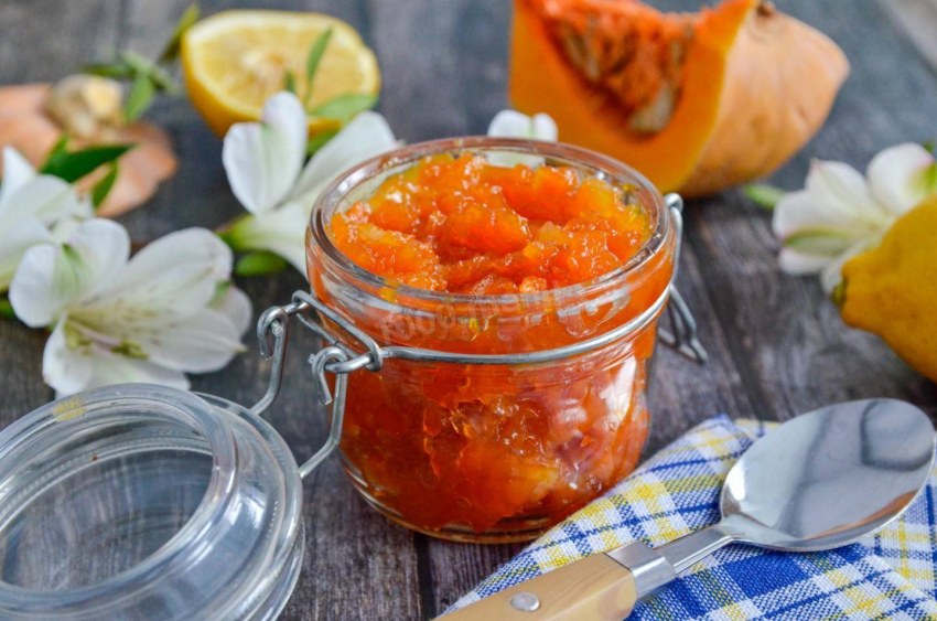 Тыквенное варенье с курагой