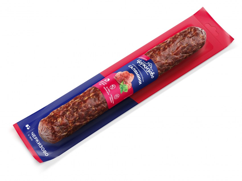Колбаса Люкс куриная сыровяленая