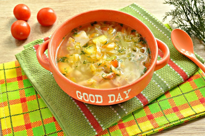 Куриный суп с овощами