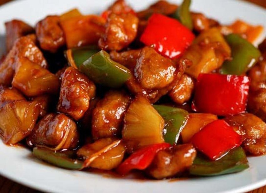 Фунчоза со стручковой фасолью