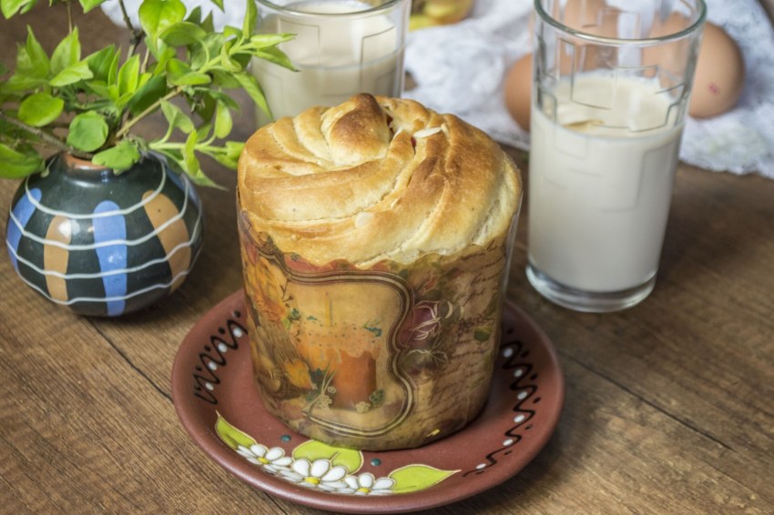 Кулич Пасхальный творожный