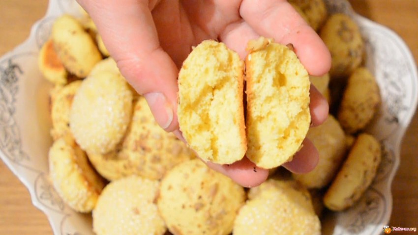 Кукурузное печенье с начинкой