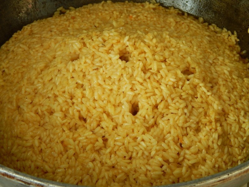 Плов из риса Аланга
