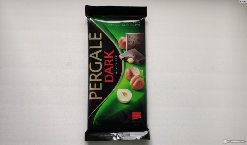 Шоколадка с фундуком pergale