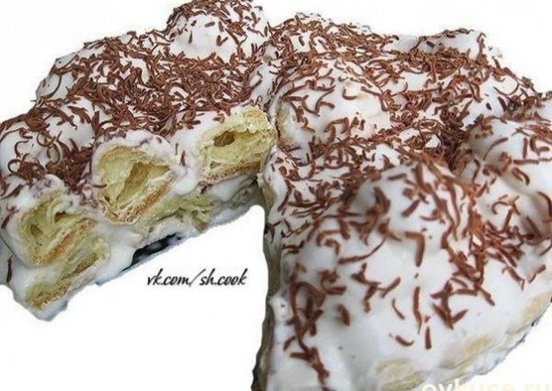 Торт заварной дамские пальчики