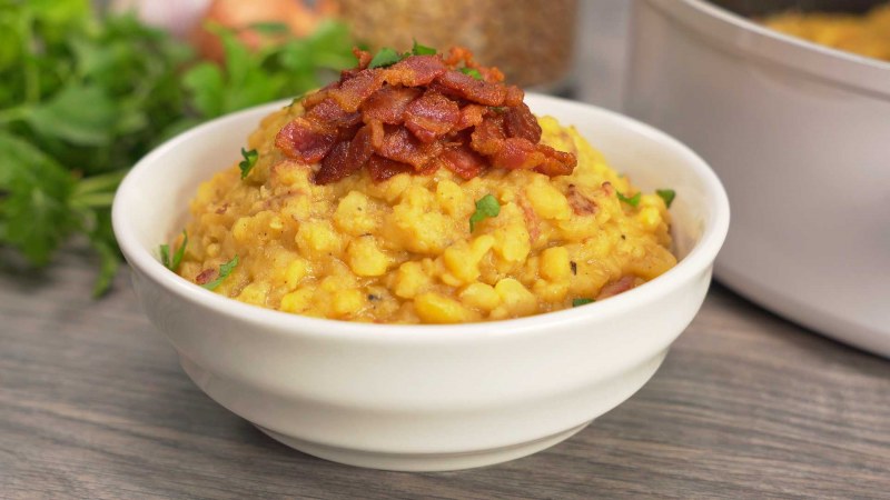 Гороховая каша с мясом