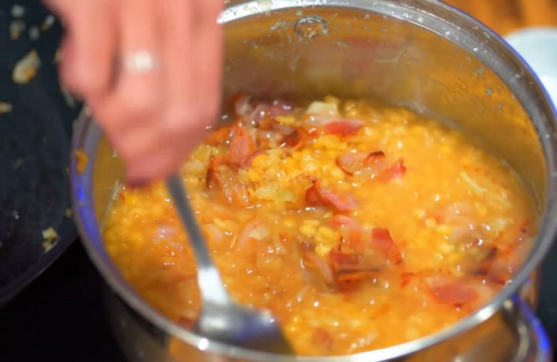 Горох пюре с мясом