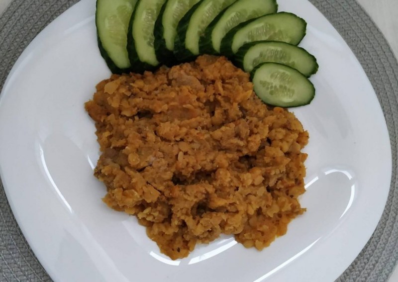 Горошница с копчеными ребрышками