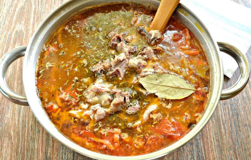Монастырская кухня грибной суп