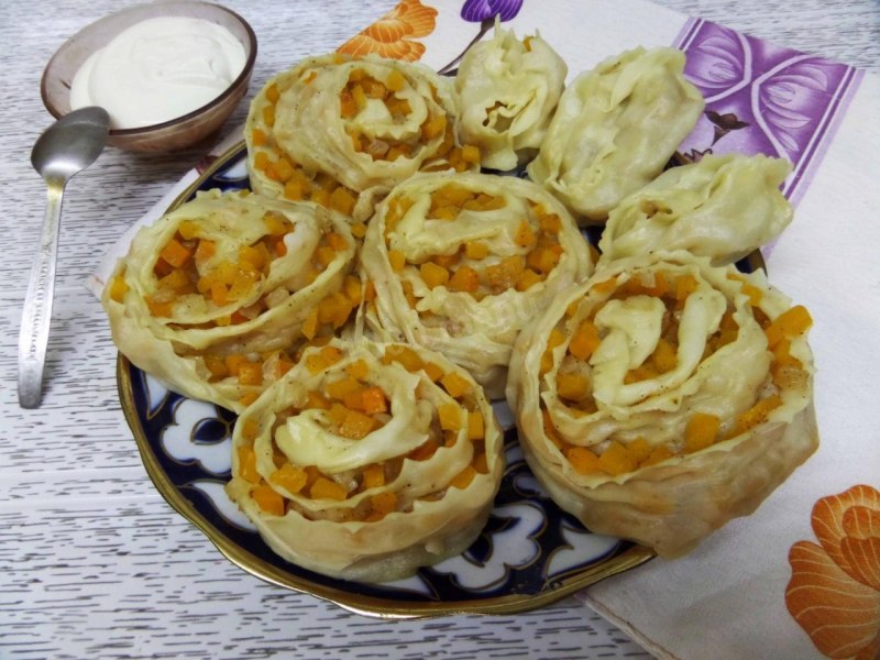 Ханум с картошкой и мясом