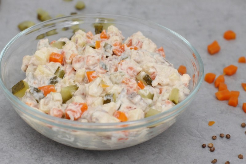 Оливье без морковки