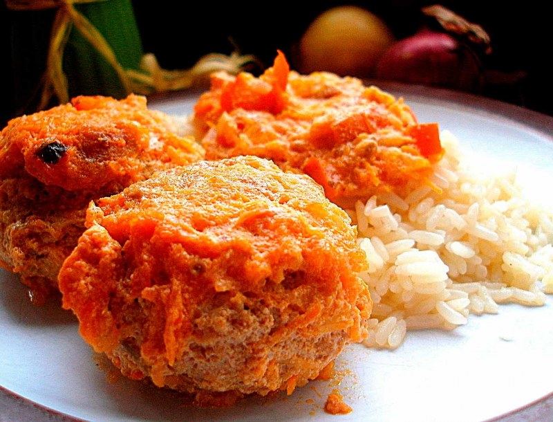 Блюдо Ёжики с рисом