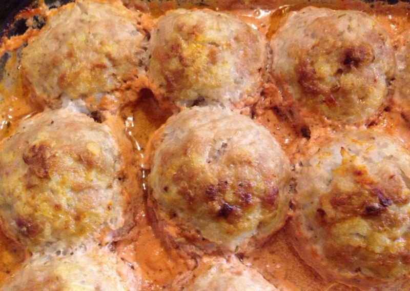 Блюдо Ёжики с рисом