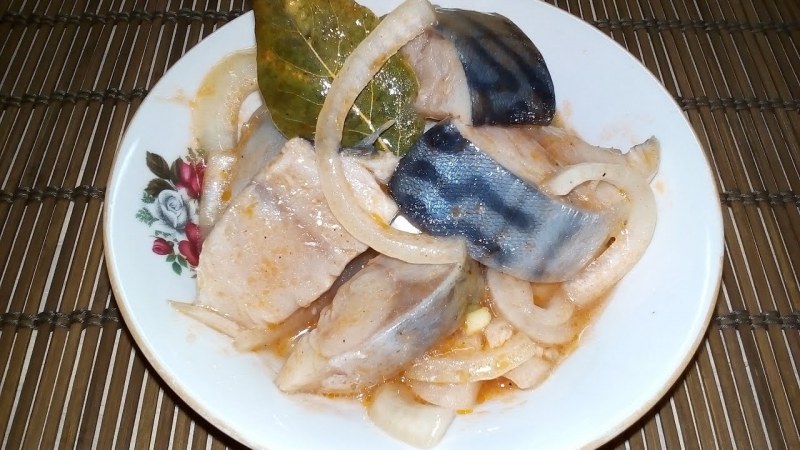 Скумбрия пряная малосольная