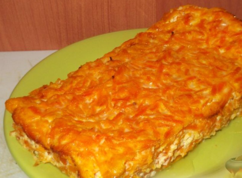 Запеканка с тыквой и манкой в духовке