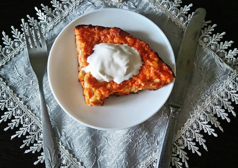 Монастырская кухня морковная запеканка