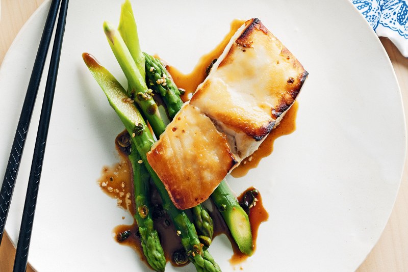 Salmon Spinach корейский