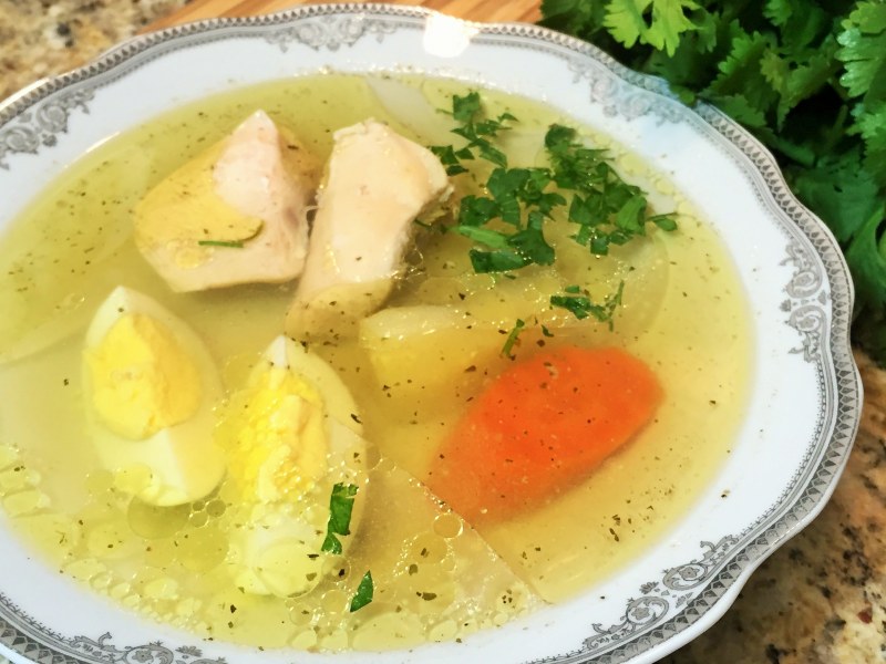 Куриное консоме