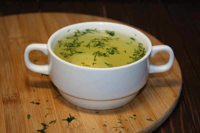Бульон с курицей