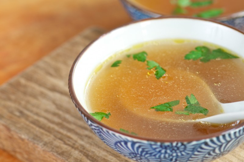 Мясной суп консоме