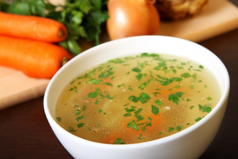 Куриный суп с овощами