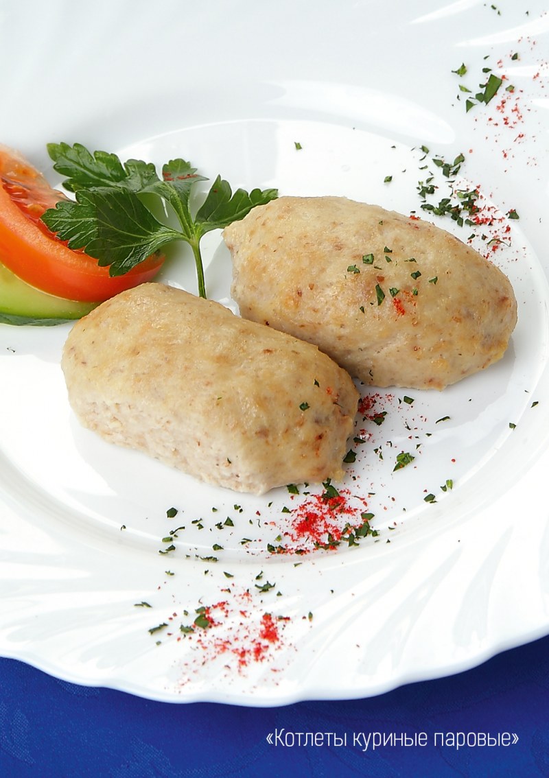 Куриные котлеты на пару