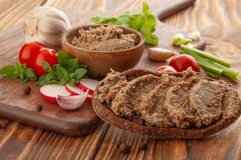 Паштет печёночный говяжьей печени