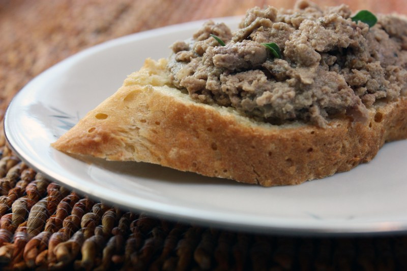 Паштет из куриной печени Джейми Оливер