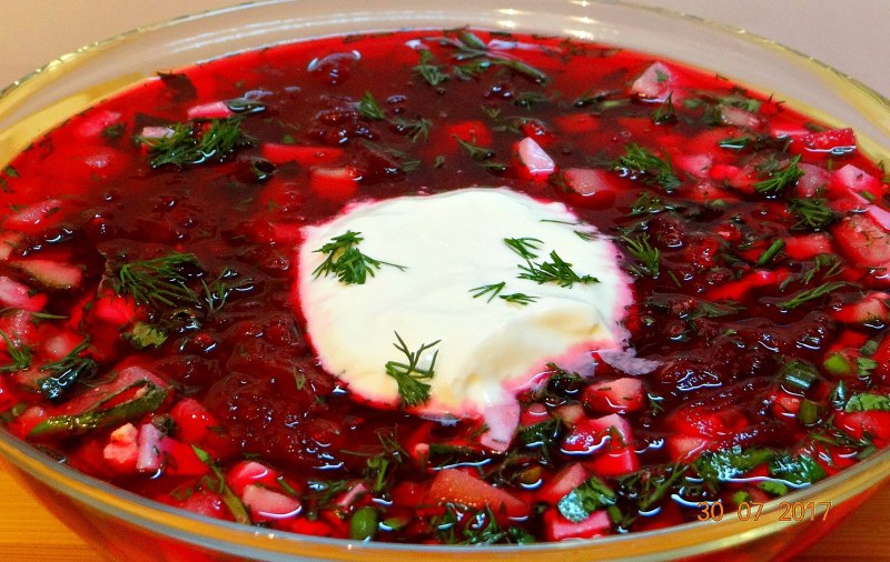 Гаспачо со свеклой