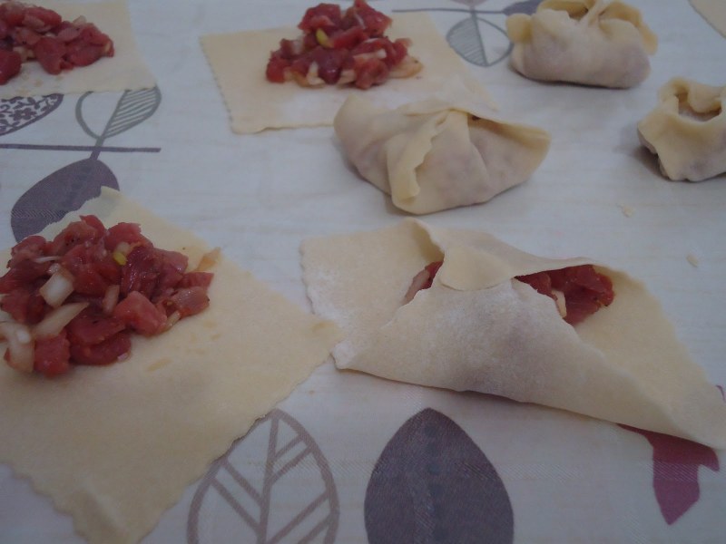 Манты с картошкой