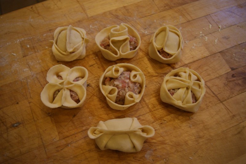 Лепка мант из круга