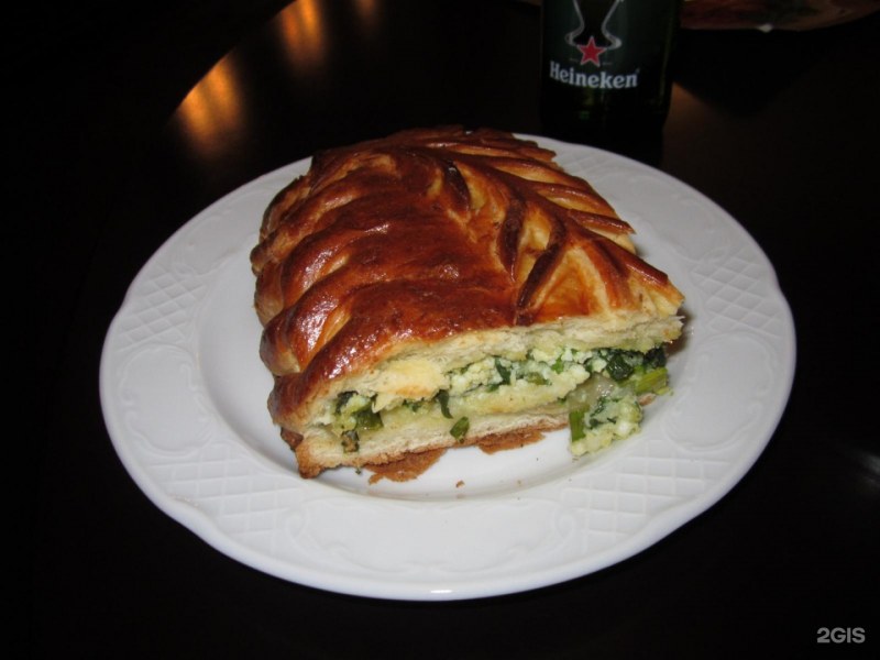 Пирог с курицей и рисом
