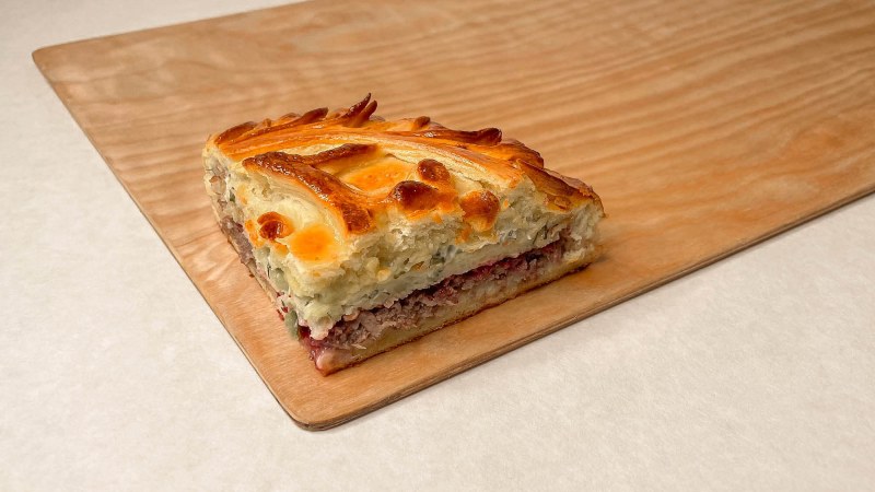 Рыбный пирог с ананасом