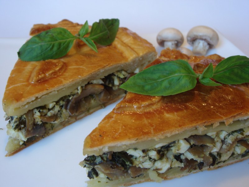 Штолле пирог с треской и картошкой