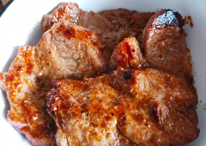 Мясо в горчичном маринаде