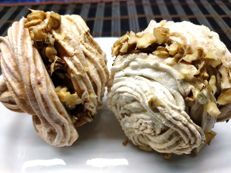 Печенье безе с орехами
