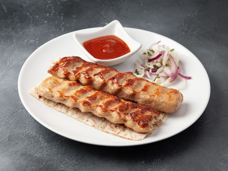 Fish Kebab with East ornaments