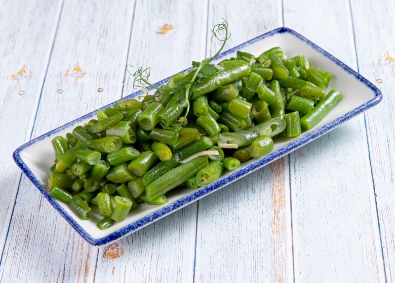 Стручковая фасоль с кукурузой