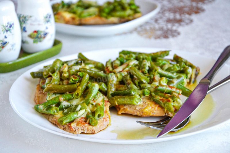 Зелёная фасоль стручковая по-корейски