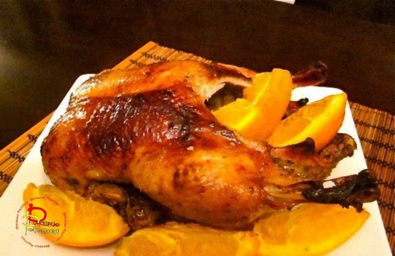 Курица с апельсинами