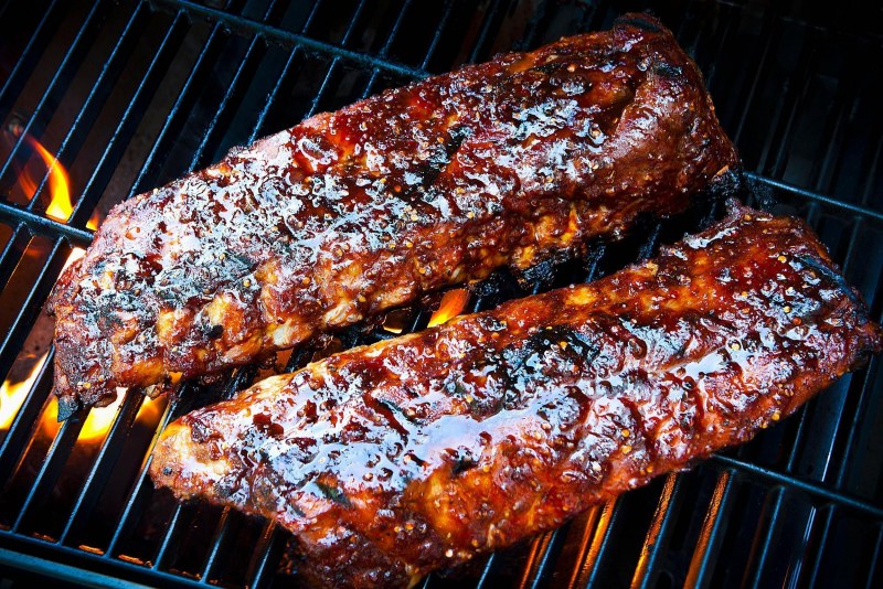 Свиные ребрышки BBQ