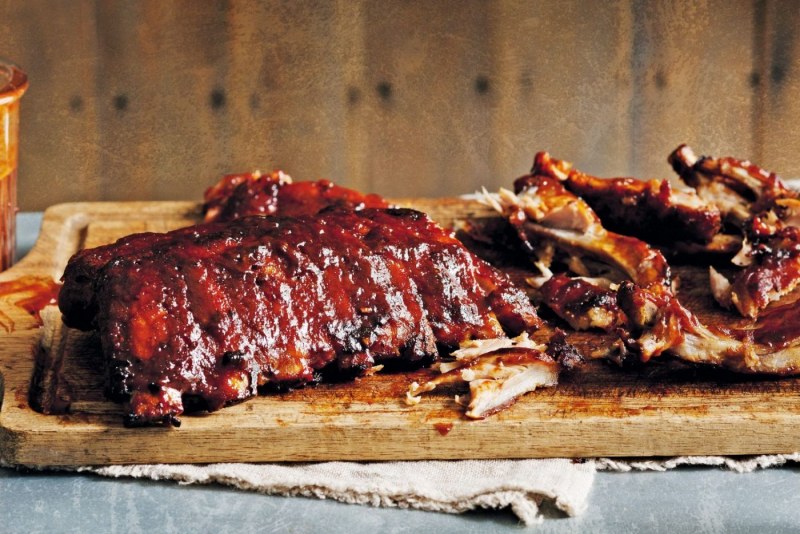 Свиные ребрышки BBQ