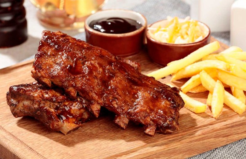 Свиные ребрышки BBQ