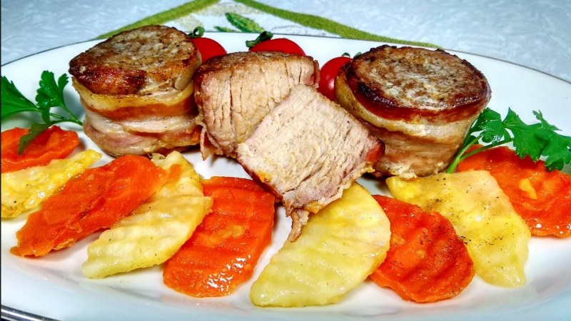 Медальоны из говядины