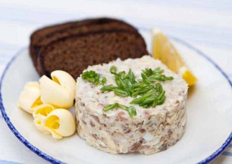 Форшмак картофельный с сельдью