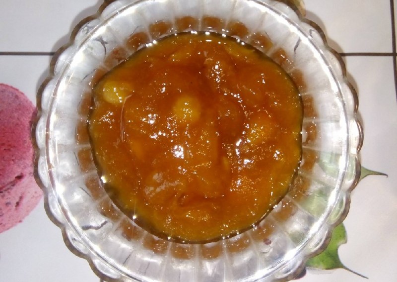 Яблочное варенье дольками Янтарное