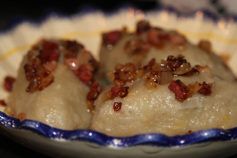 Клецки с мясом