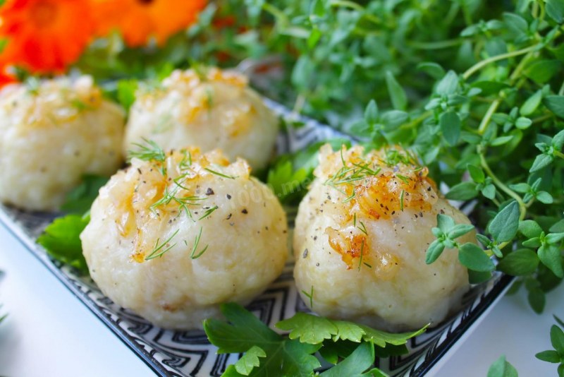 Клецки с мясом